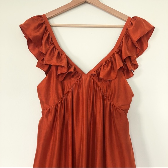 Masscob Acacia Ruffled Silk Dress - Picture 8 of 16